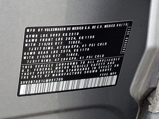 Used 2020 Volkswagen Tiguan SE AWD/4WD image 27