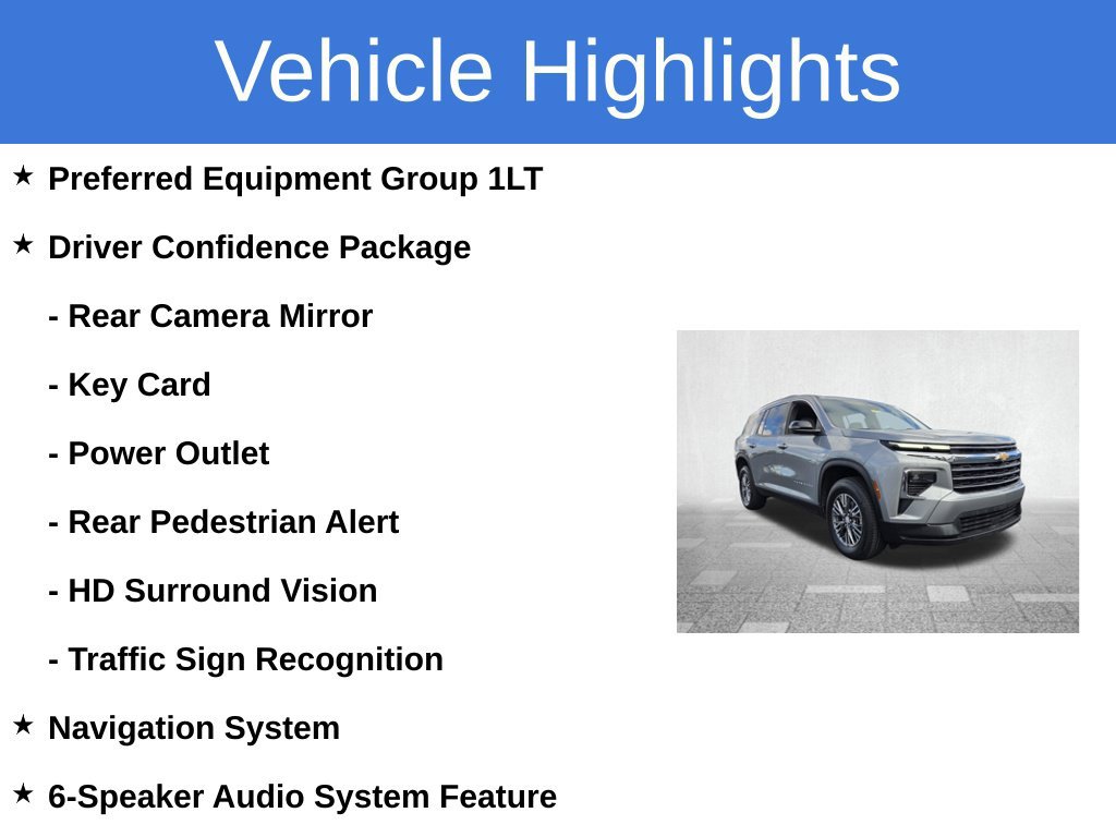 Certified 2026 Chevrolet Traverse LT w/ Driver Confidence Package FWD image 3