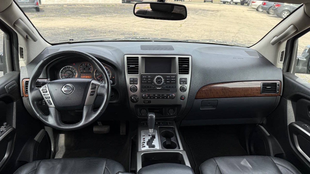 Used 2015 Nissan Armada Platinum w/ 2nd Row Captain Seat Package AWD/4WD image 12