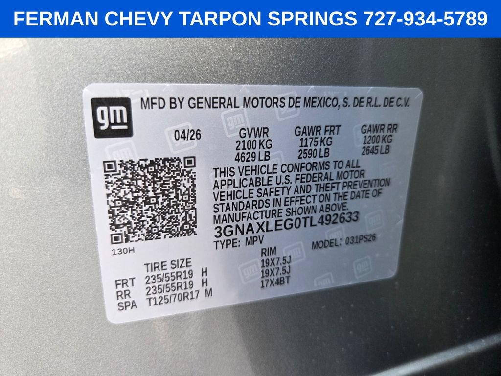 New 2026 Chevrolet Equinox RS FWD image 23