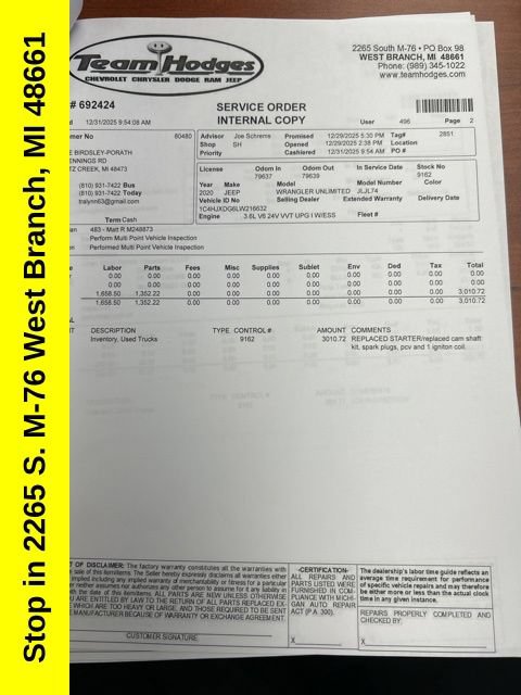 Used 2020 Jeep Wrangler Unlimited Sport AWD/4WD image 40