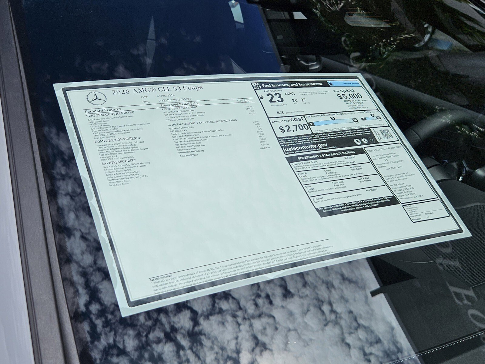 New 2026 Mercedes-Benz CLE 53 AMG 4MATIC Coupe image 40