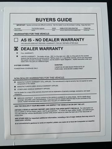 Certified 2025 Hyundai Tucson SEL AWD/4WD image 31