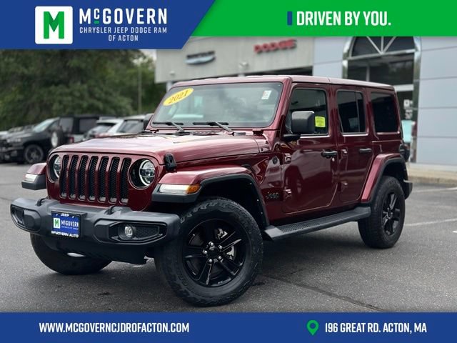 Used 2021 Jeep Wrangler Unlimited Sahara AWD/4WD image 1