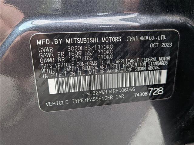 Used 2024 Mitsubishi Mirage SE FWD image 24