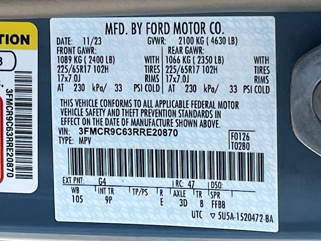 Used 2024 Ford Bronco Sport Outer Banks AWD/4WD image 30