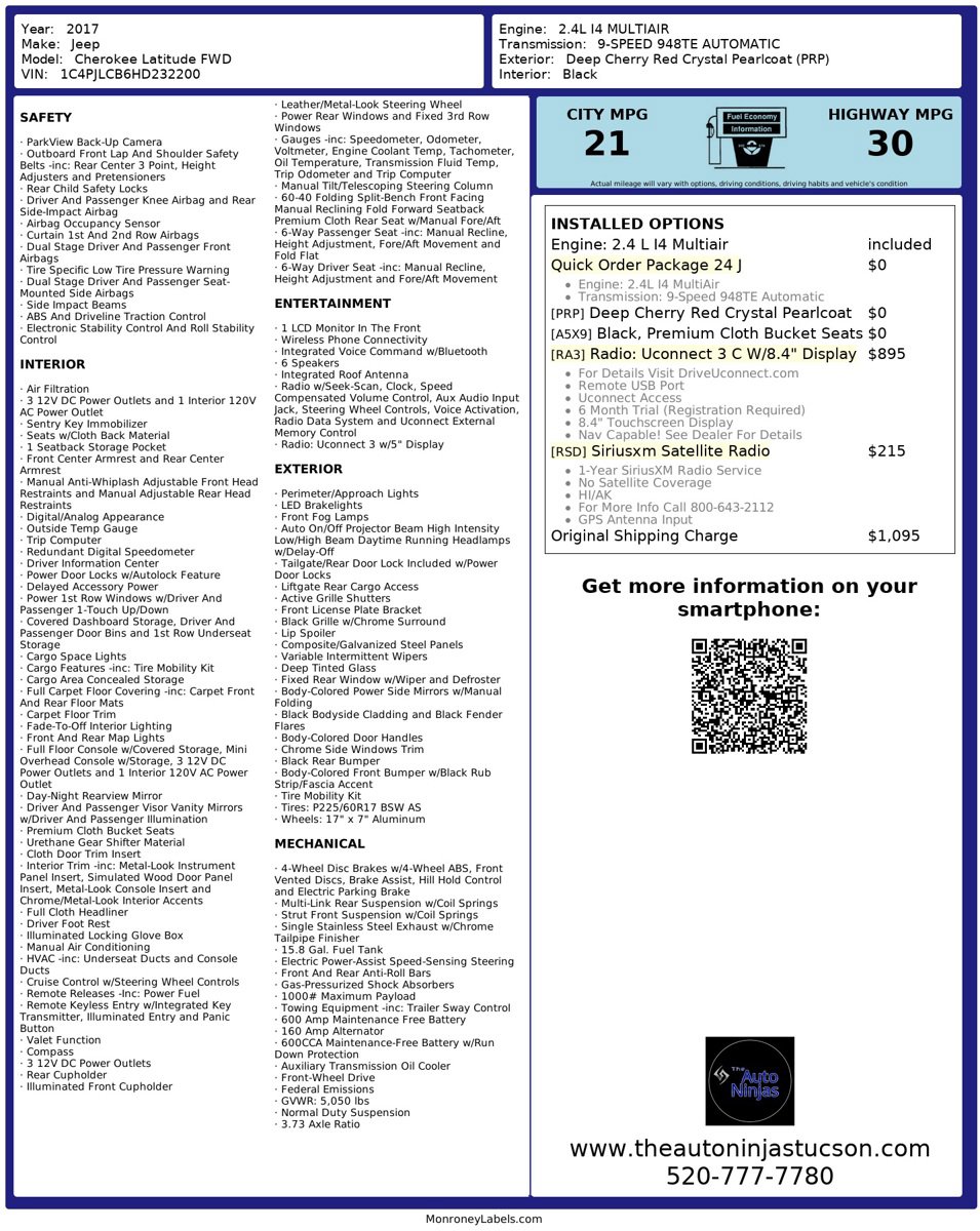 Used 2017 Jeep Cherokee Latitude image 33