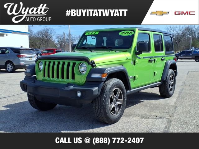 Used 2018 Jeep Wrangler Unlimited Sport S