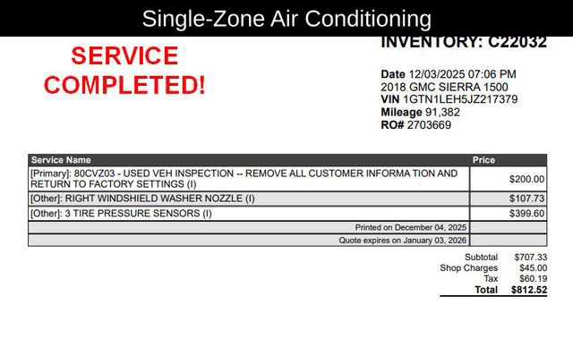 Used 2018 GMC Sierra 1500 2WD Regular Cab w/ Sierra Convenience Package image 8