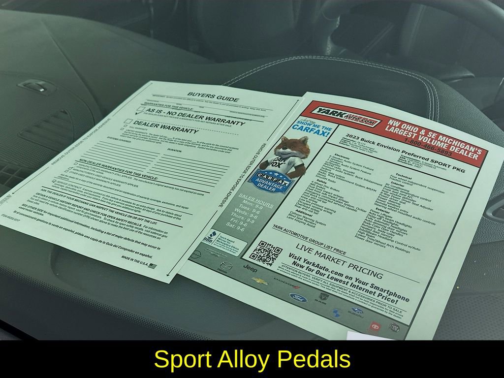 Used 2023 Buick Envision Preferred w/ Sport Touring Package image 13