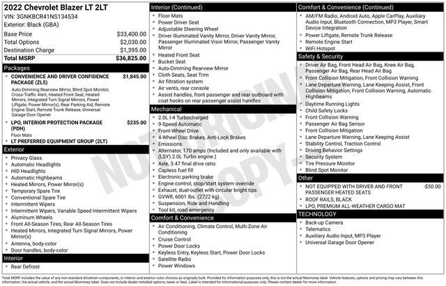 Used 2022 Chevrolet Blazer LT image 5