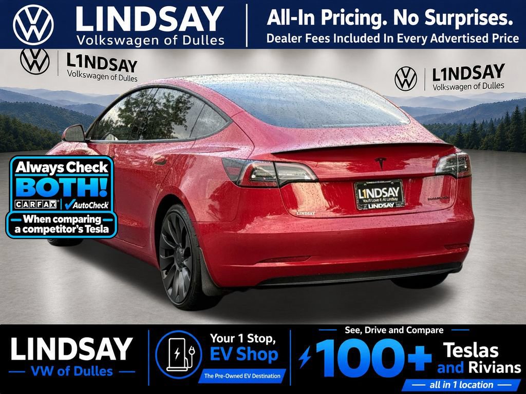 Used 2022 Tesla Model 3 Performance AWD/4WD image 5