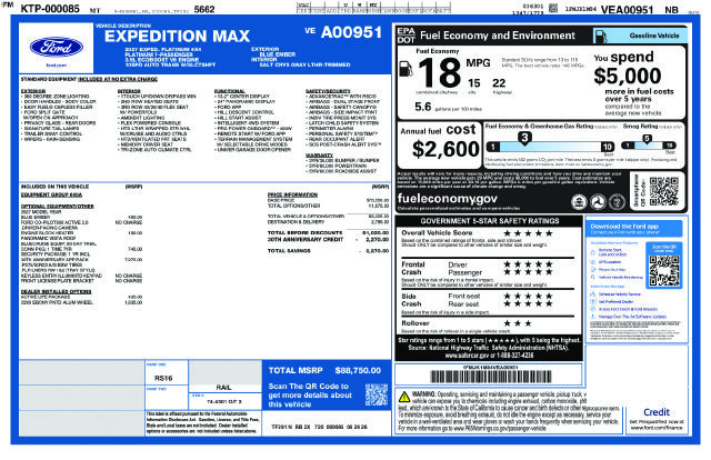 New 2027 Ford Expedition Max Platinum AWD/4WD image 33