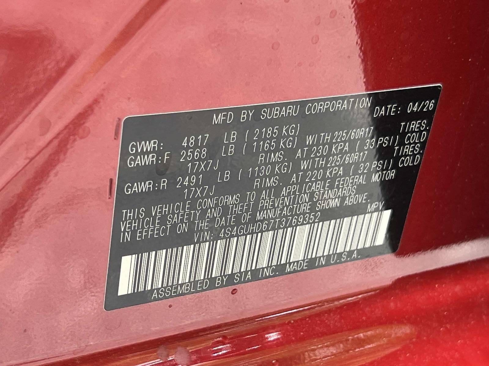 New 2026 Subaru Crosstrek 2.5i Premium AWD/4WD image 26