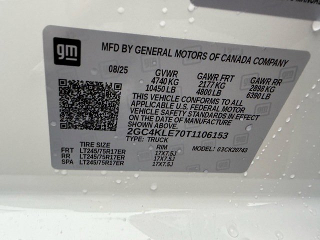 New 2026 Chevrolet Silverado 2500 W/T image 12