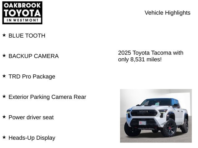 Certified 2025 Toyota Tacoma TRD Pro AWD/4WD image 6