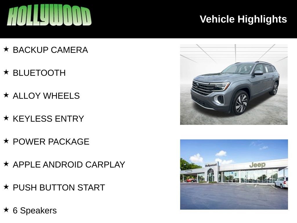 Used 2024 Volkswagen Atlas SE image 3