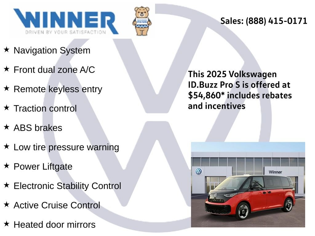 New 2025 Volkswagen ID. Buzz Pro S video 2