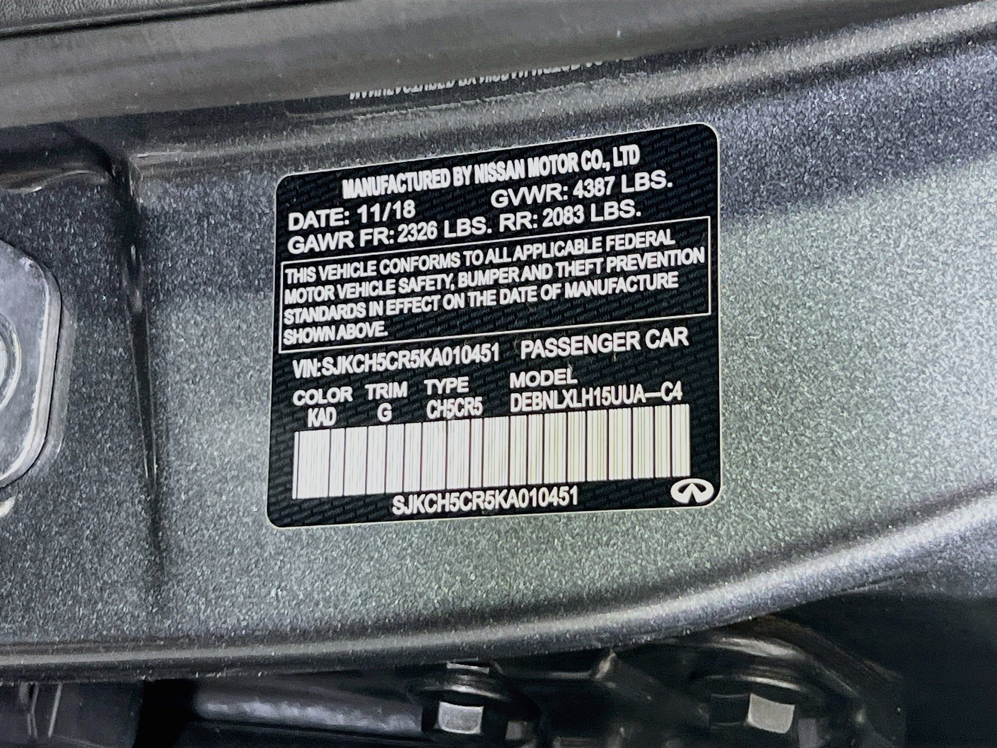 Used 2019 INFINITI QX30 AWD w/ Navigation Package image 32