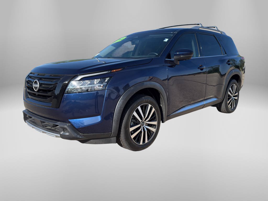 Used 2023 Nissan Pathfinder Platinum w/ Black Appearance Package FWD video 1