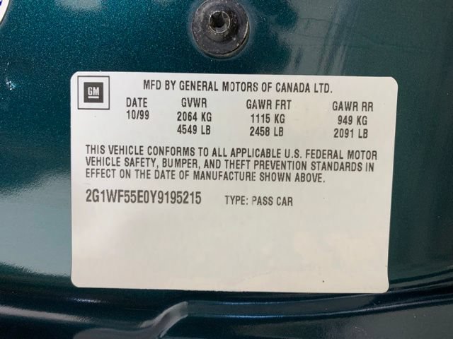Used 2000 Chevrolet Impala w/ Preferred Equipment Group FWD image 34