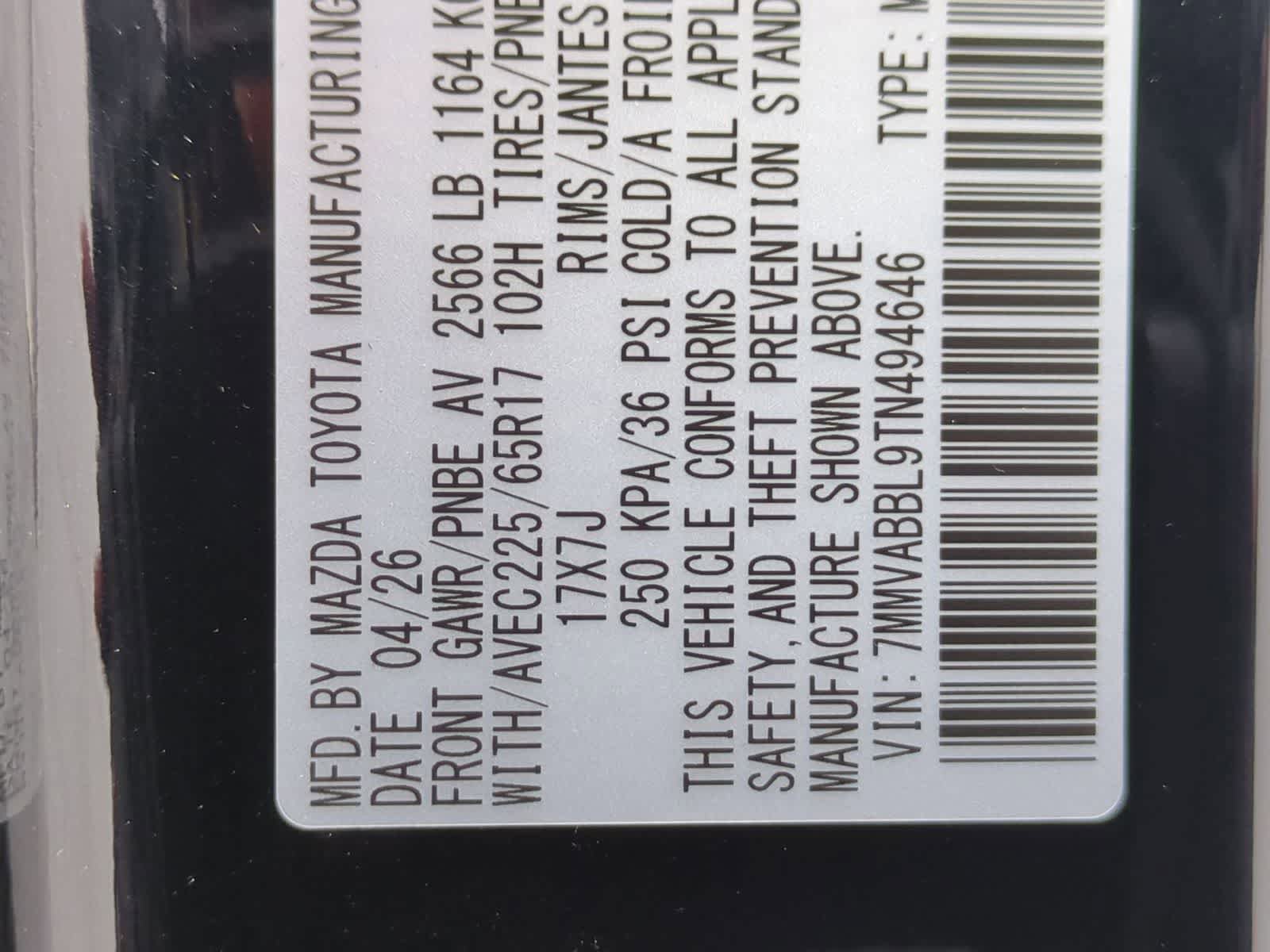New 2026 MAZDA CX-50 AWD 2.5 S w/ Cargo Package image 34