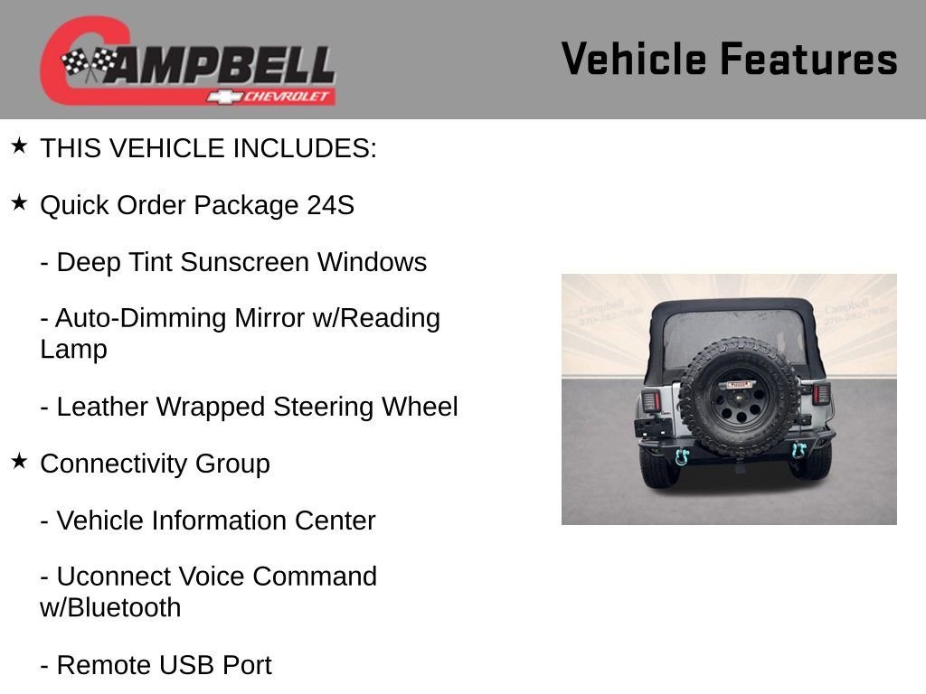 Used 2014 Jeep Wrangler Unlimited Sport w/ Quick Order Package 24S image 5