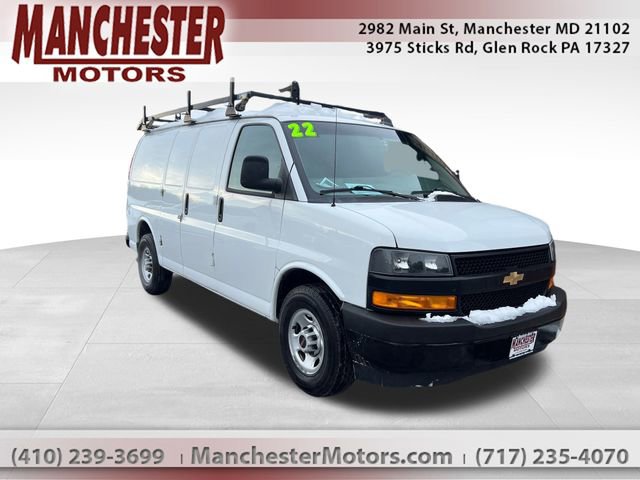 Used 2022 Chevrolet Express 3500 Work Van w/ Driver Convenience Package image 1