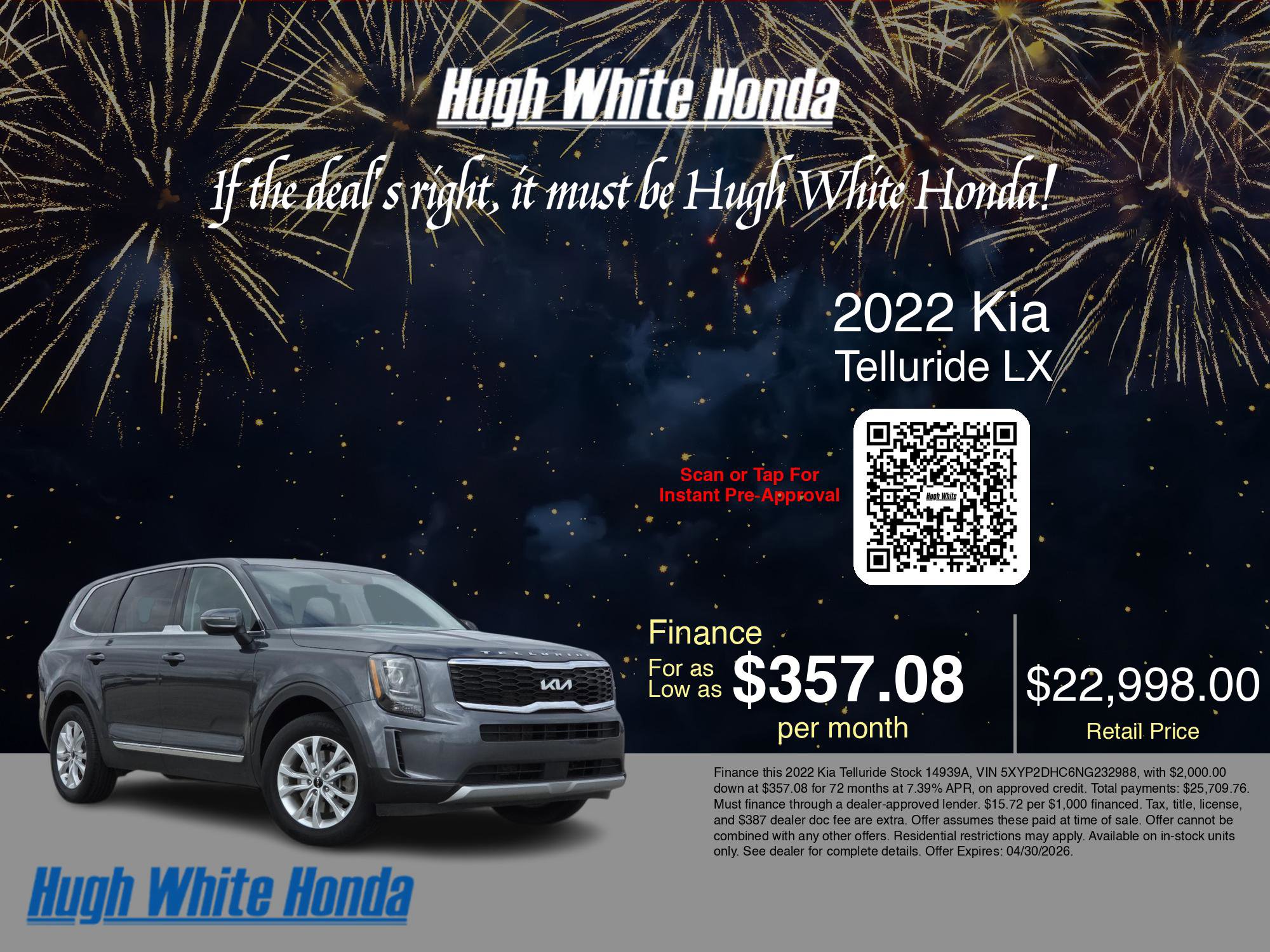 Used 2022 Kia Telluride LX AWD/4WD image 3