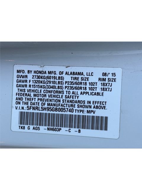 Used 2016 Honda Odyssey Touring image 27