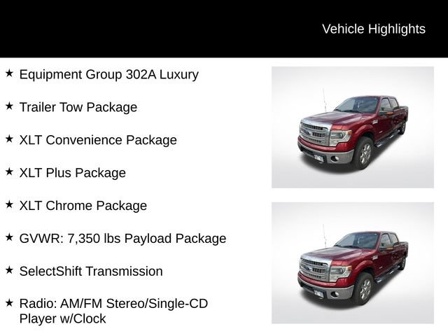 Used 2014 Ford F150 XLT w/ Equipment Group 302A Luxury AWD/4WD image 8