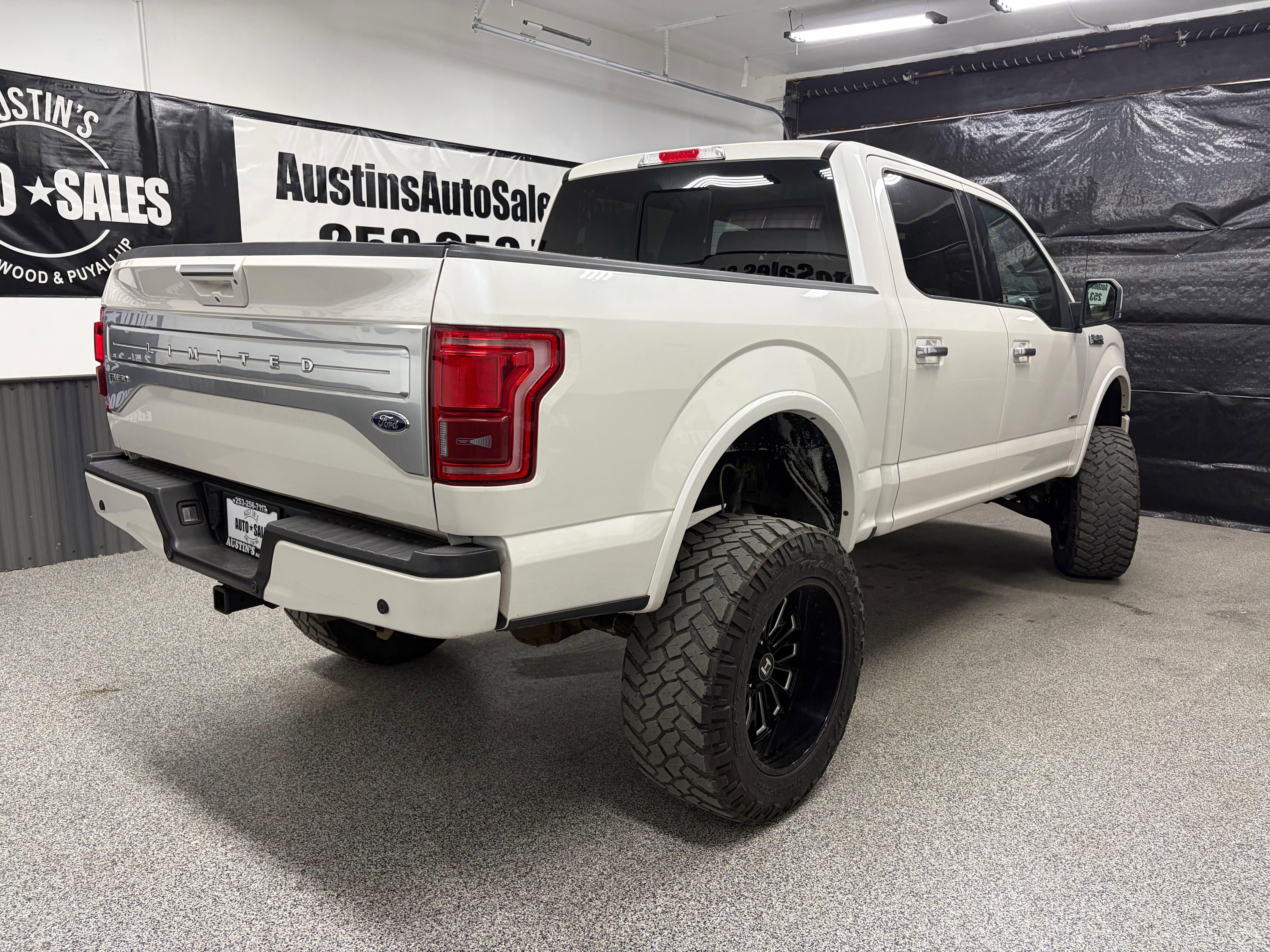 Used 2016 Ford F150 Limited w/ Trailer Tow Package AWD/4WD image 3