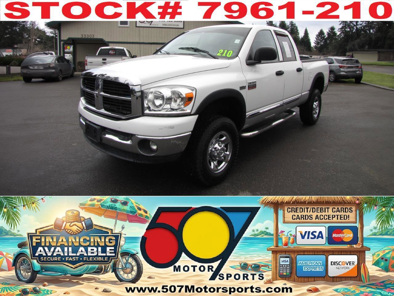 Used 2007 Dodge Ram 2500 Truck SLT w/ Trailer Tow Group AWD/4WD image 1