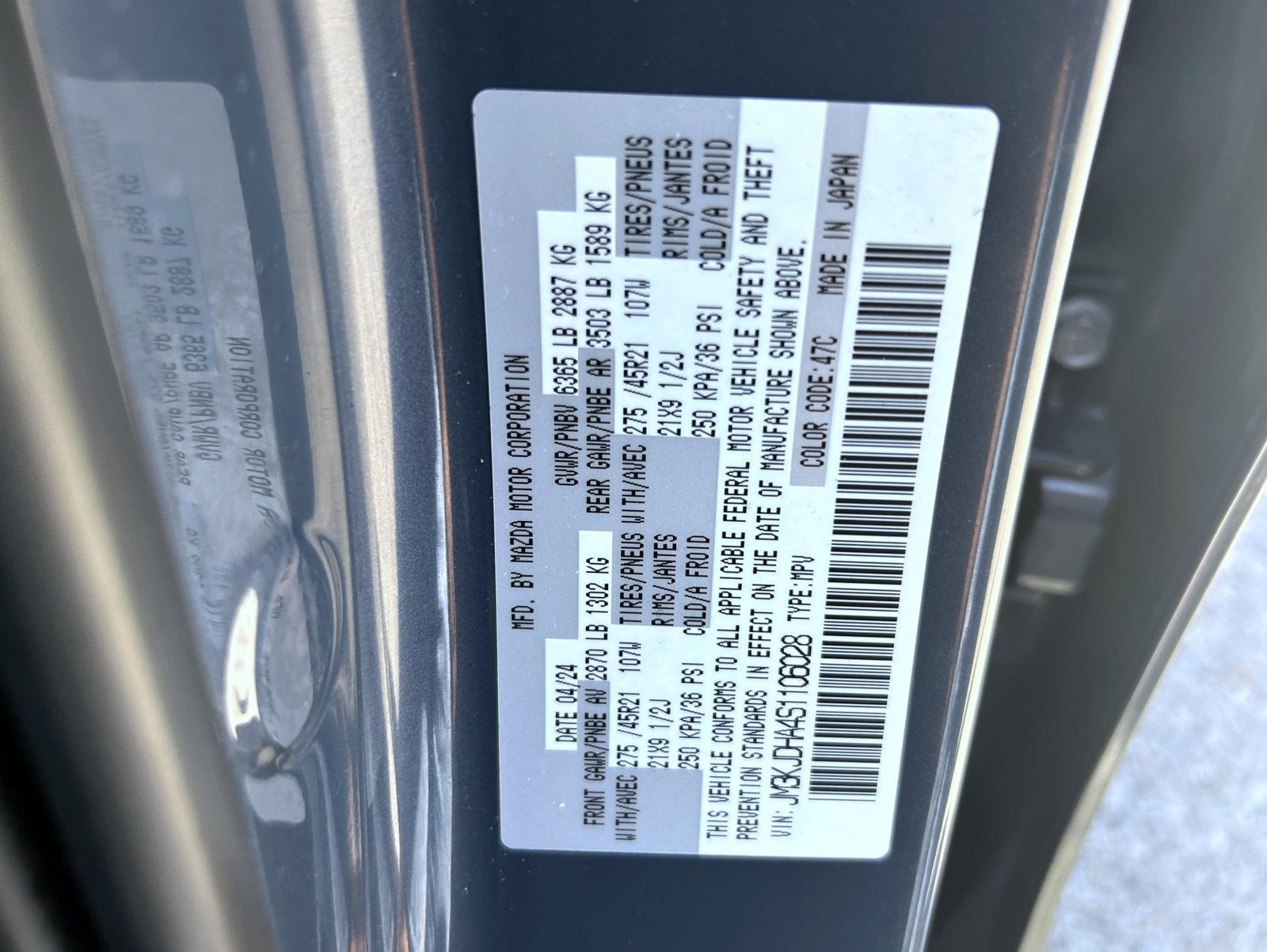 Used 2025 MAZDA CX-70 Plug-In Hybrid w/ Premium Pkg AWD/4WD image 25