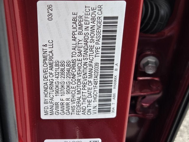New 2026 Honda Accord SE image 14