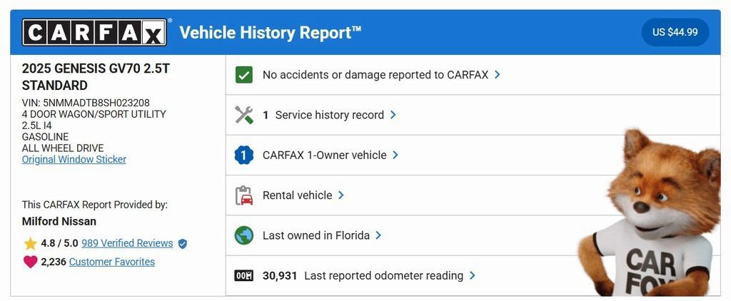 Used 2025 Genesis GV70 2.5T image 33