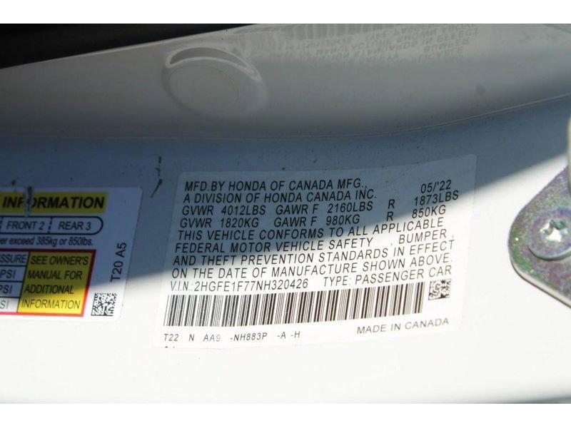 Used 2022 Honda Civic EX image 20