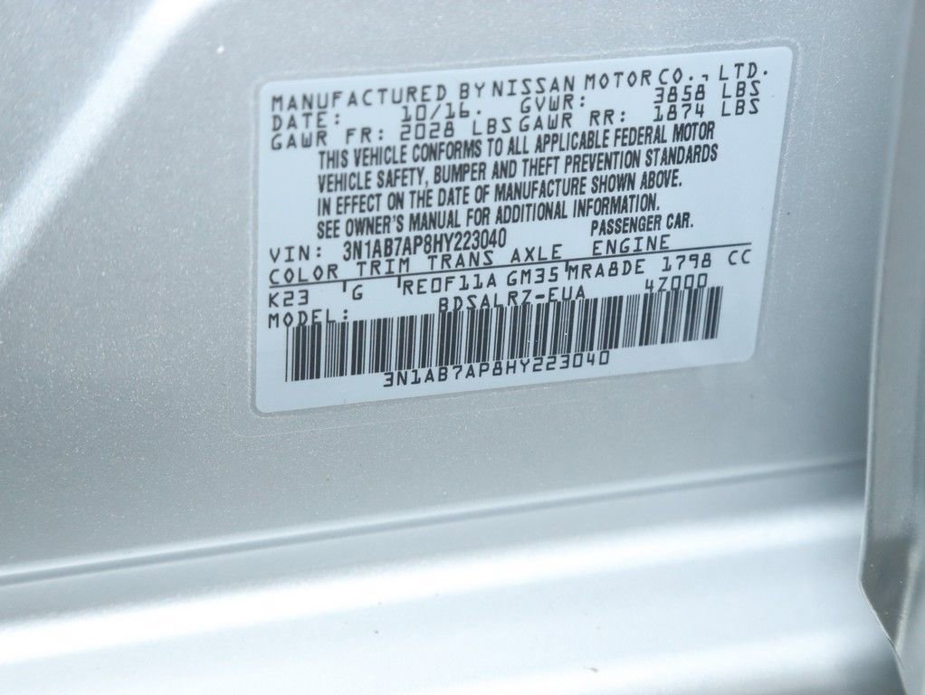 Used 2017 Nissan Sentra SR w/ Protection Package image 20