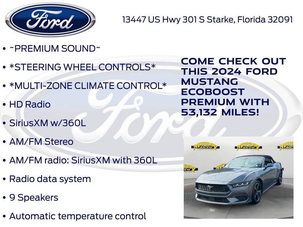 Certified 2024 Ford Mustang Premium RWD image 17