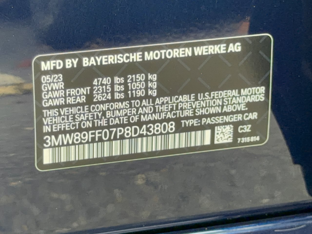 Certified 2023 BMW 330i xDrive Sedan w/ Premium Package AWD/4WD image 30