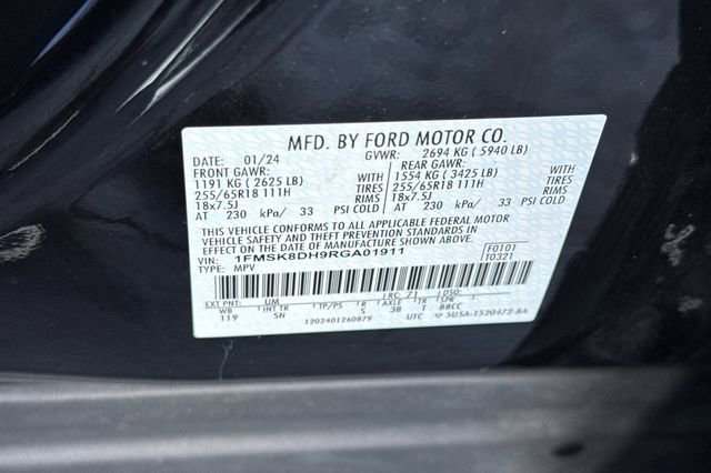 Used 2024 Ford Explorer XLT w/ Equipment Group 202A image 34
