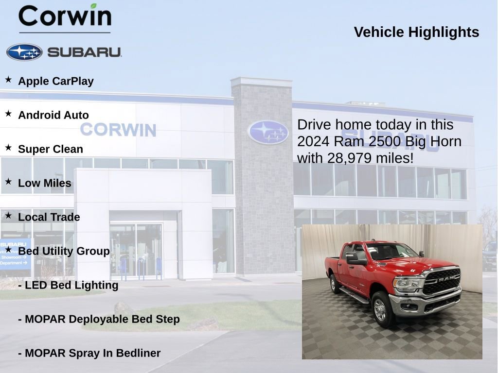 Used 2024 RAM 2500 Big Horn w/ Bed Utility Group AWD/4WD image 6
