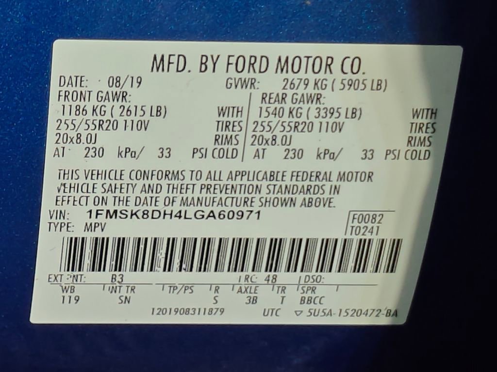 Used 2020 Ford Explorer XLT w/ Equipment Group 202A image 66