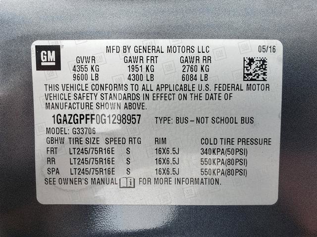 Used 2016 Chevrolet Express 3500 LT w/ LT Preferred Equipment Group image 25