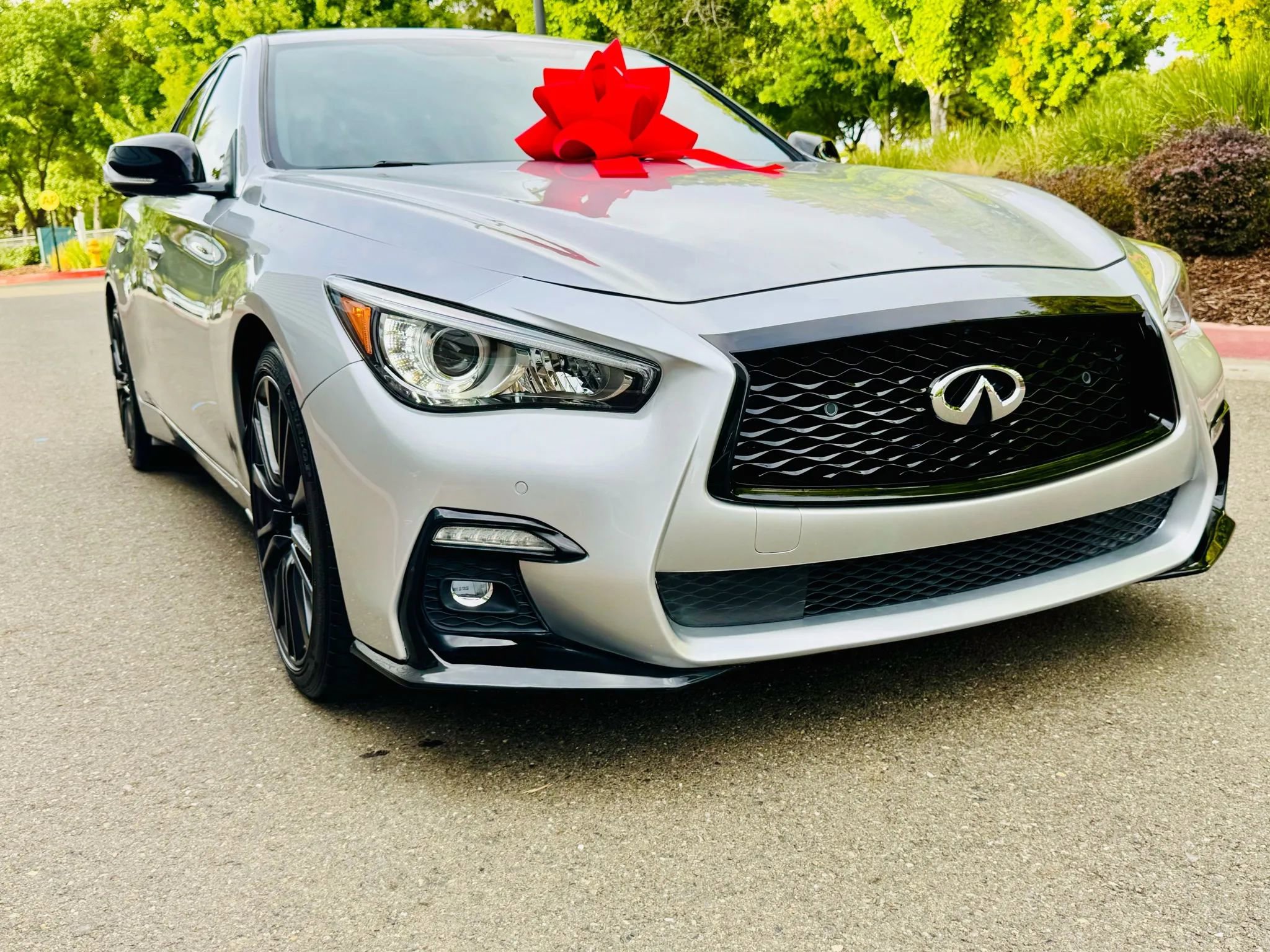 Used 2019 INFINITI Q50 Red Sport 400 RWD image 12