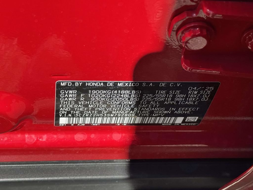 Certified 2025 Honda HR-V Sport image 15