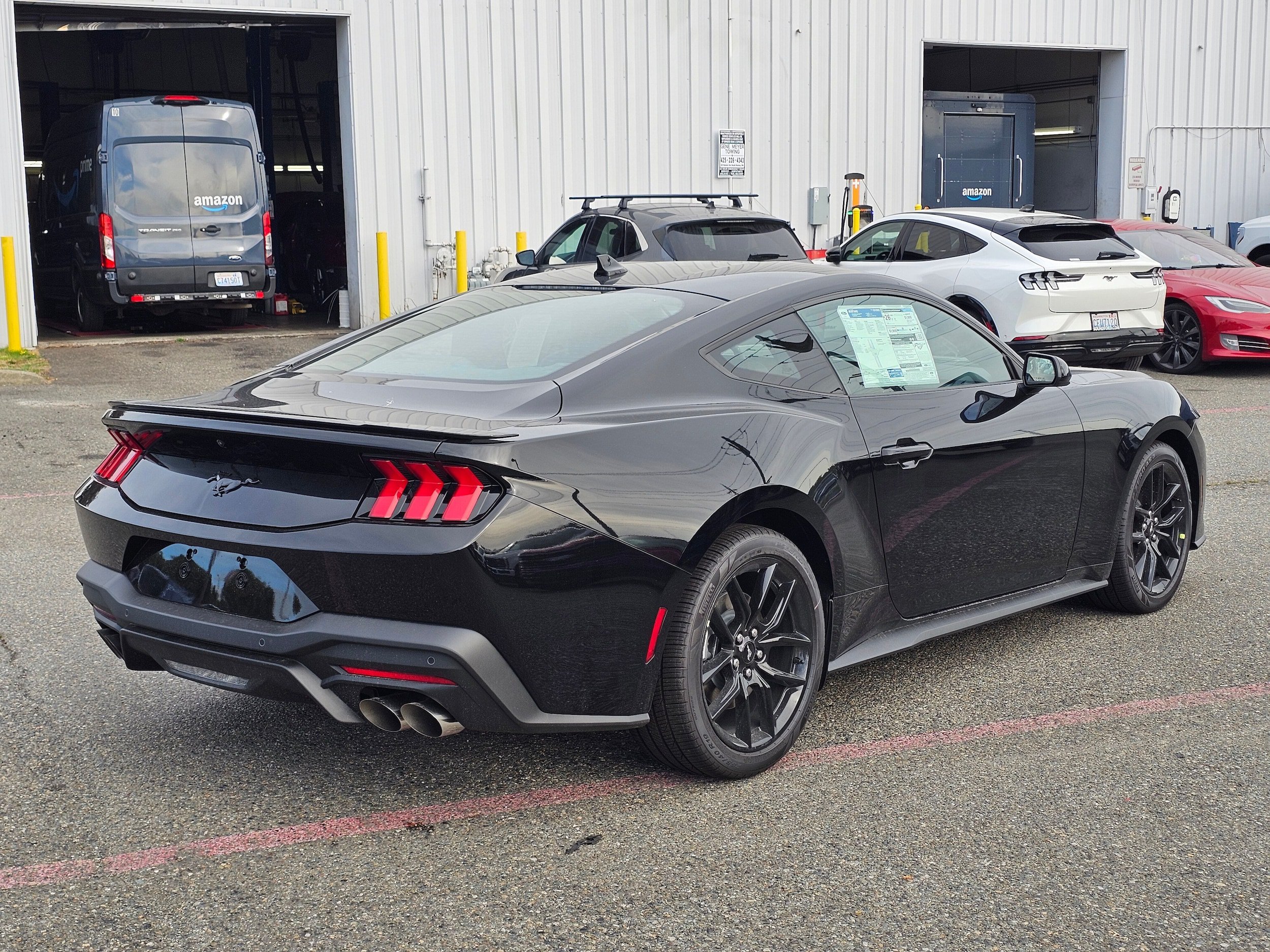 New 2026 Ford Mustang Premium w/ Mustang Nite Pony Package RWD image 5