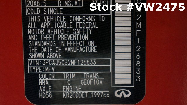 Used 2021 INFINITI QX50 Sensory w/ Cargo Package image 98