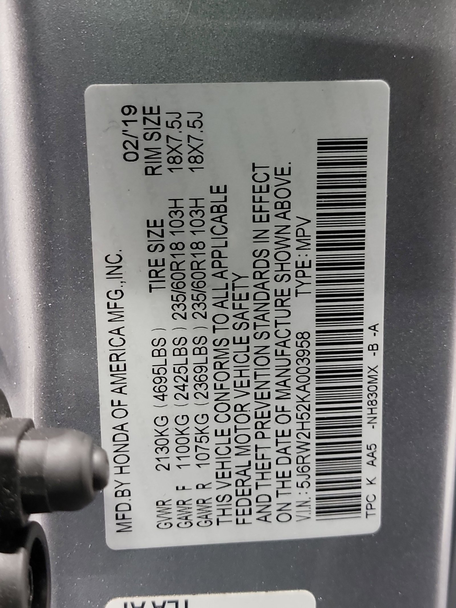 Used 2019 Honda CR-V EX image 33