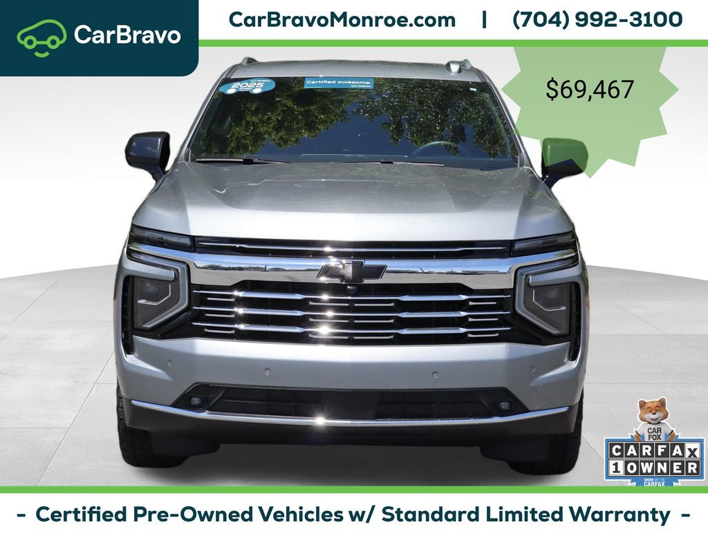 Certified 2025 Chevrolet Tahoe Premier AWD/4WD image 9